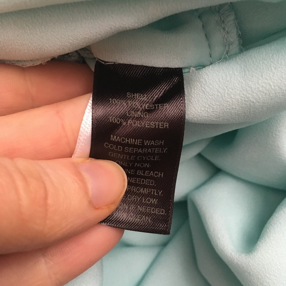 whbm 0 sea glass bridesmaid dress one shoulder - Picture 4 of 7